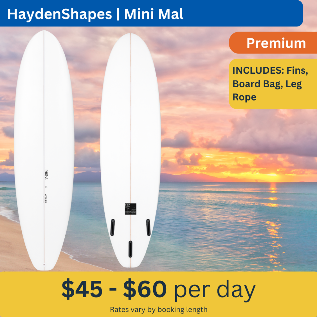 Mini Mal Noosa Surfboard Hire and rental