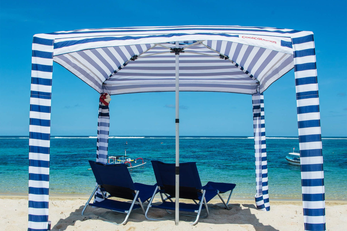 Noosa beach hire cool cabana go ride a wave