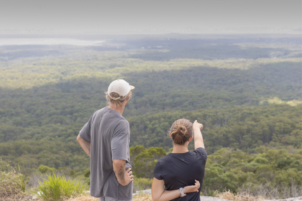 view from Mt Tinbeerwah lookout