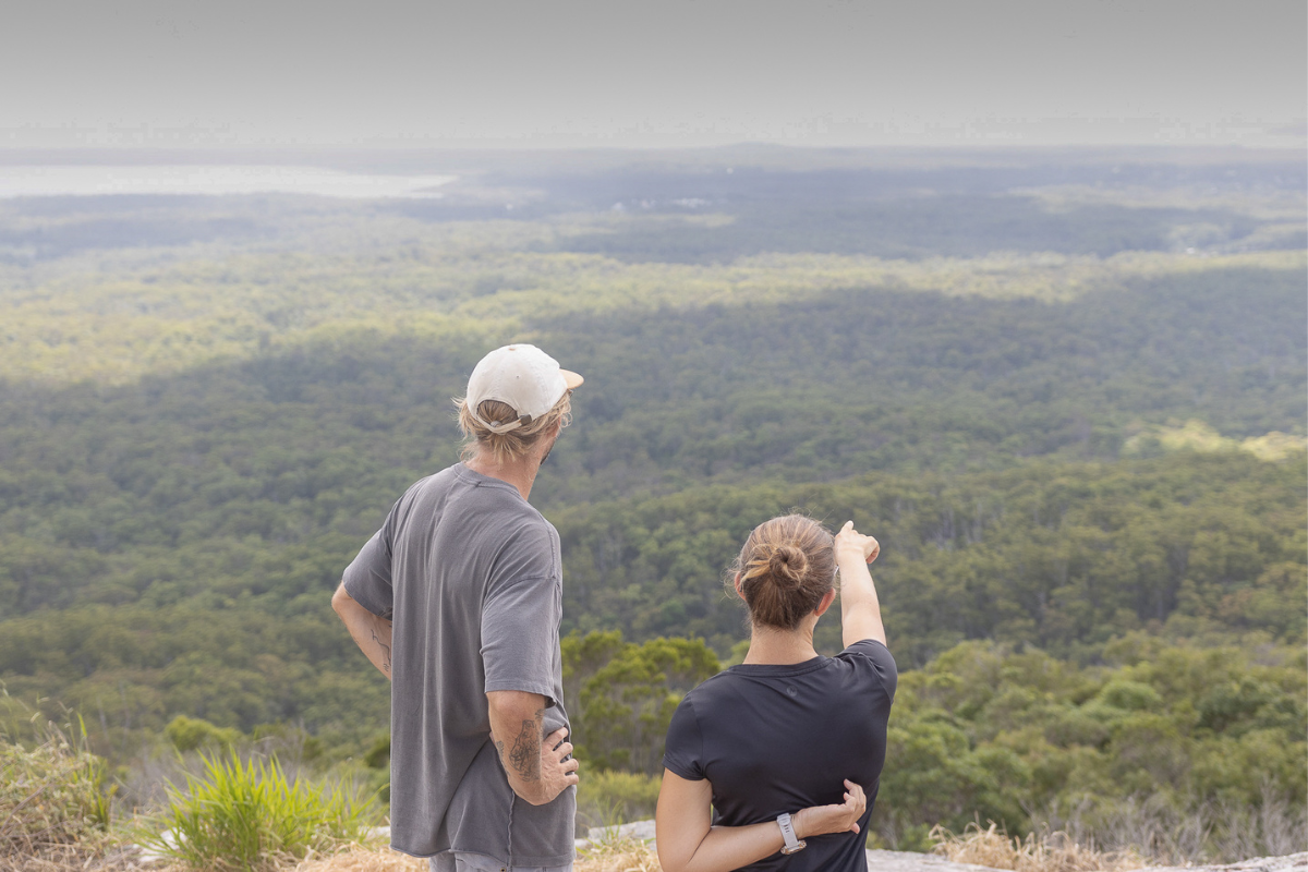 view from Mt Tinbeerwah lookout