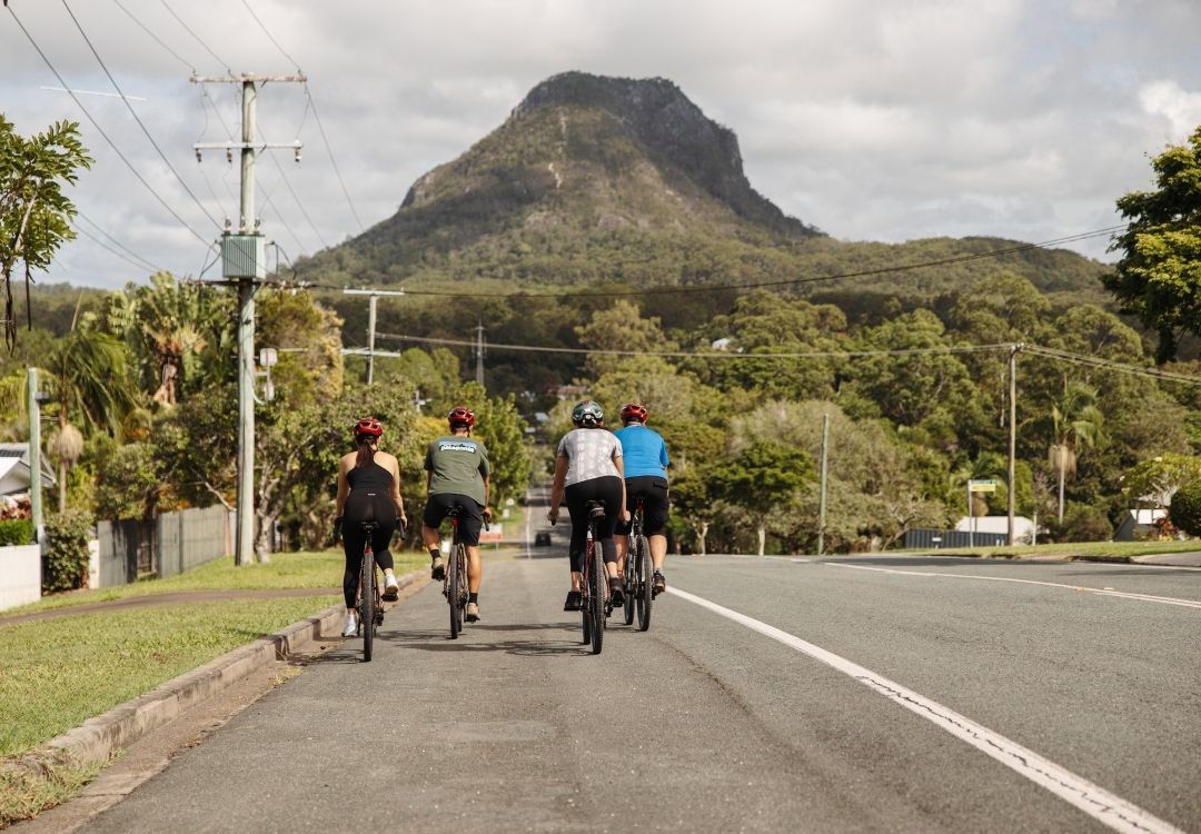 By Earth and Ocean Bike Tours in Noosa Hinterland through Pomona