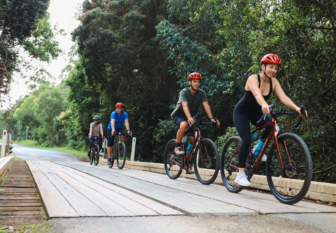 By Earth and Ocean Bike Tours in Noosa Hinterland adventures with groups