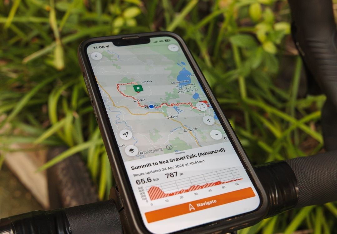 By Earth and Ocean Bike Tours in Noosa Hinterland with navigation built in