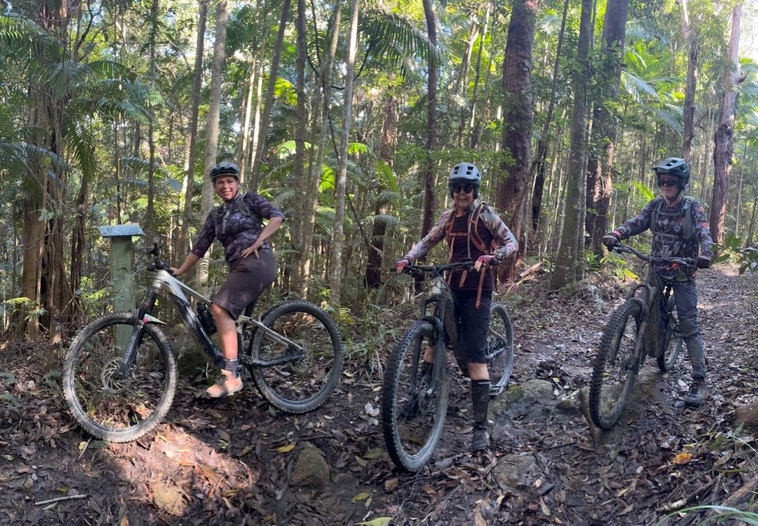 By Earth and Ocean Bike Tours in Noosa Hinterland, ride in all conditions