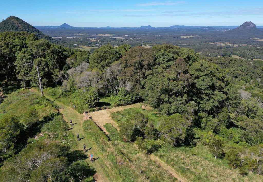 Noosa Trail network mountain biking self guided tour in the Noosa Hinterland incredible scenery and tracks outside of Noosa