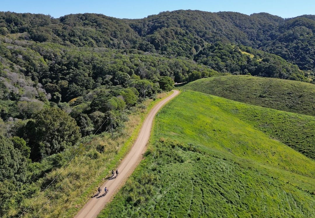By Earth and Ocean Bike Tours in Noosa Hinterland come and enjoy the amazing tracks between Pomona and Kin Kin