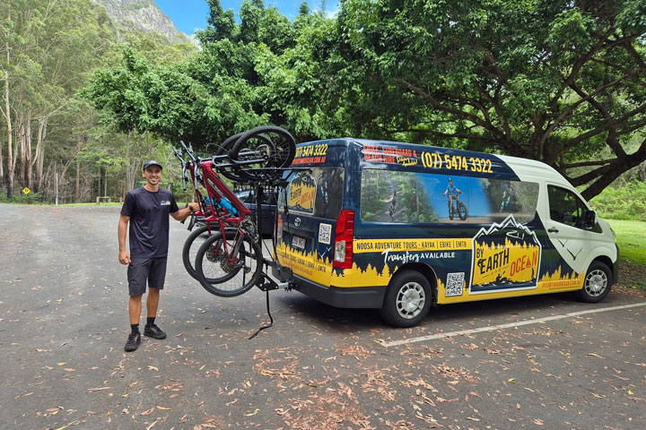 Noosa Biosphere Trails Gravel and MTB Experiences drop off and pick up options