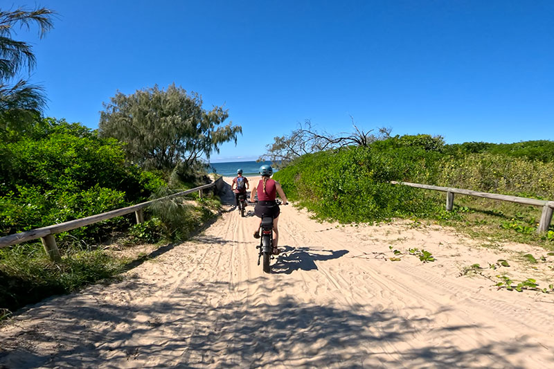 Noosa Beach bike riding is an excellent experience with By Earth and Ocean