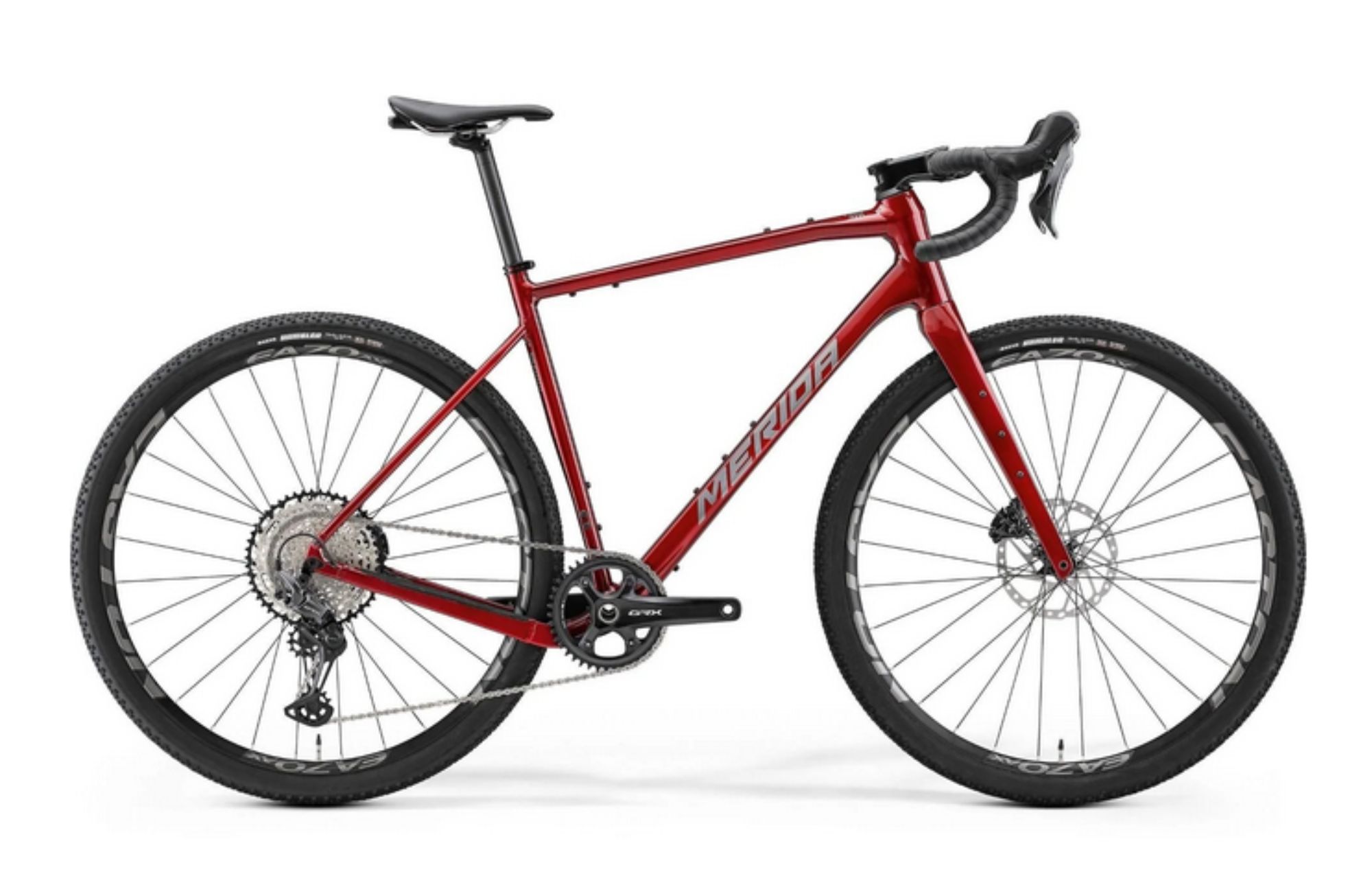 By Earth & Ocean red gravel bike