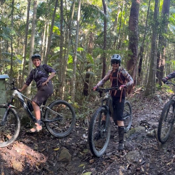 By Earth and Ocean Bike Tours in Noosa Hinterland, ride in all conditions