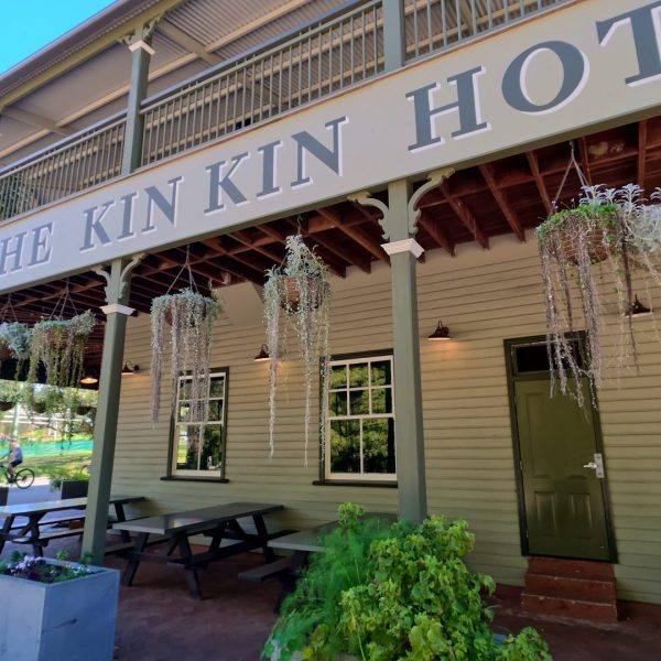The historic Kin Kin Hotel, a dining stop on the Noosa Hinterland multi-day bike journey